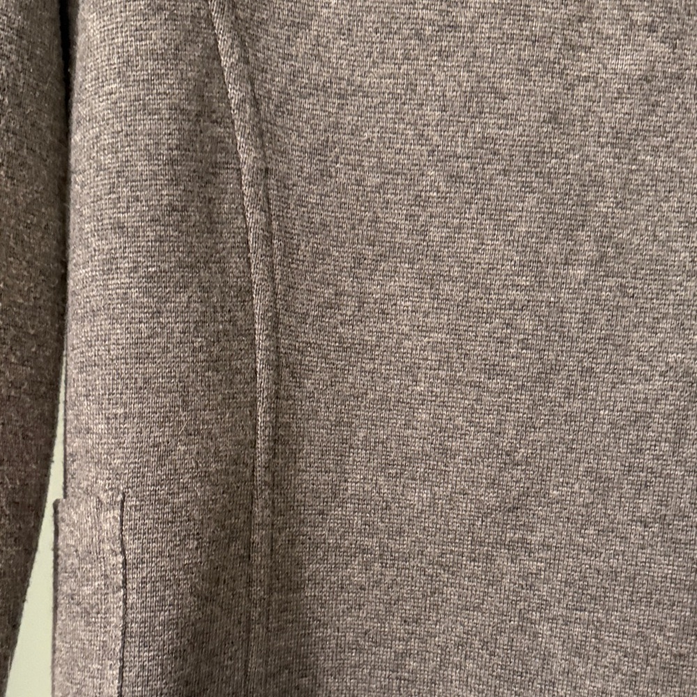 Whistles Charcoal Gray Women's Double-breasted Sweater Blazer - Picture 6 of 7